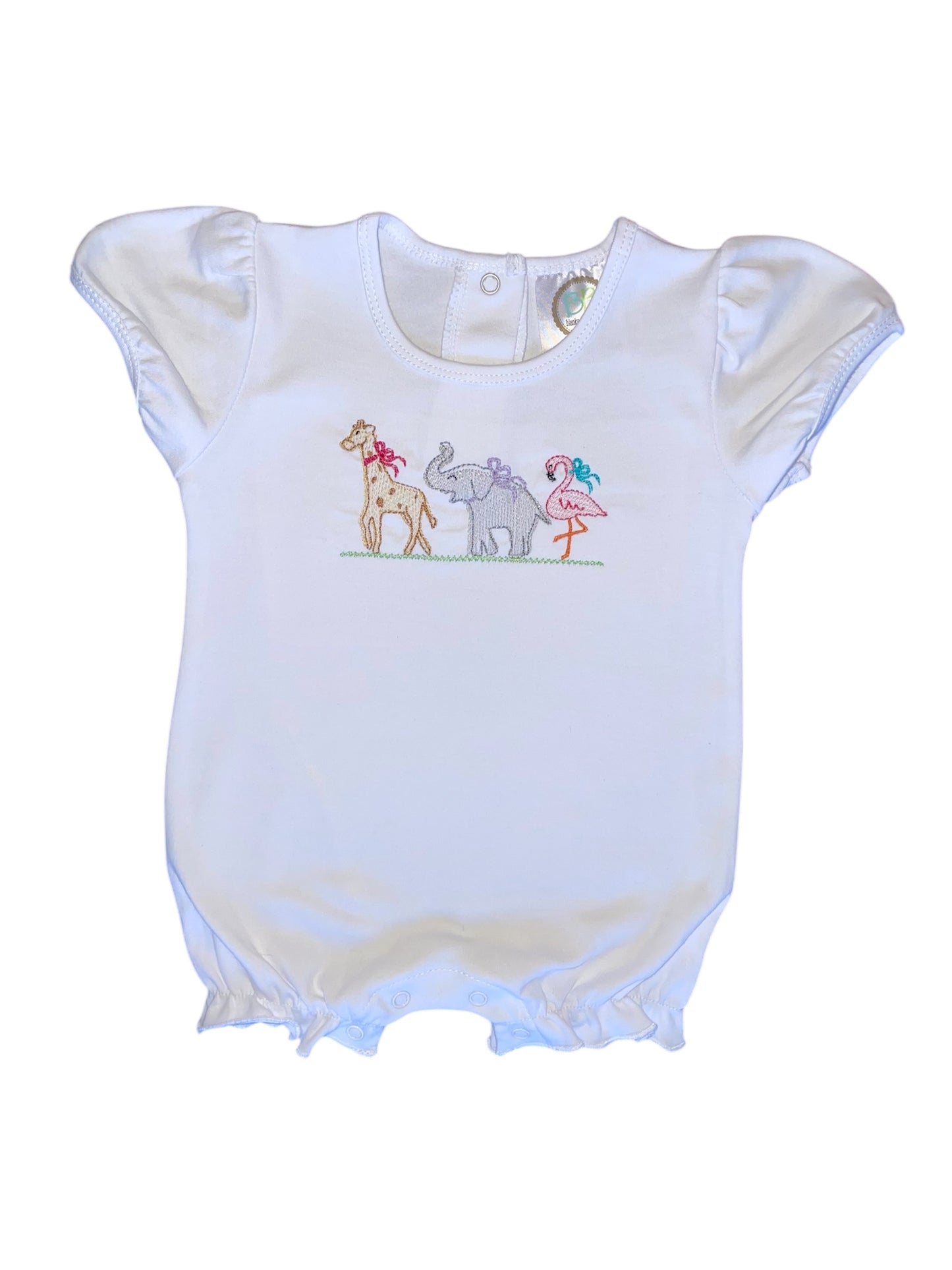 Zoo Animal Ruffle Romper